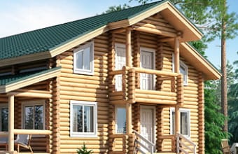 Оцилиндрованное бревно